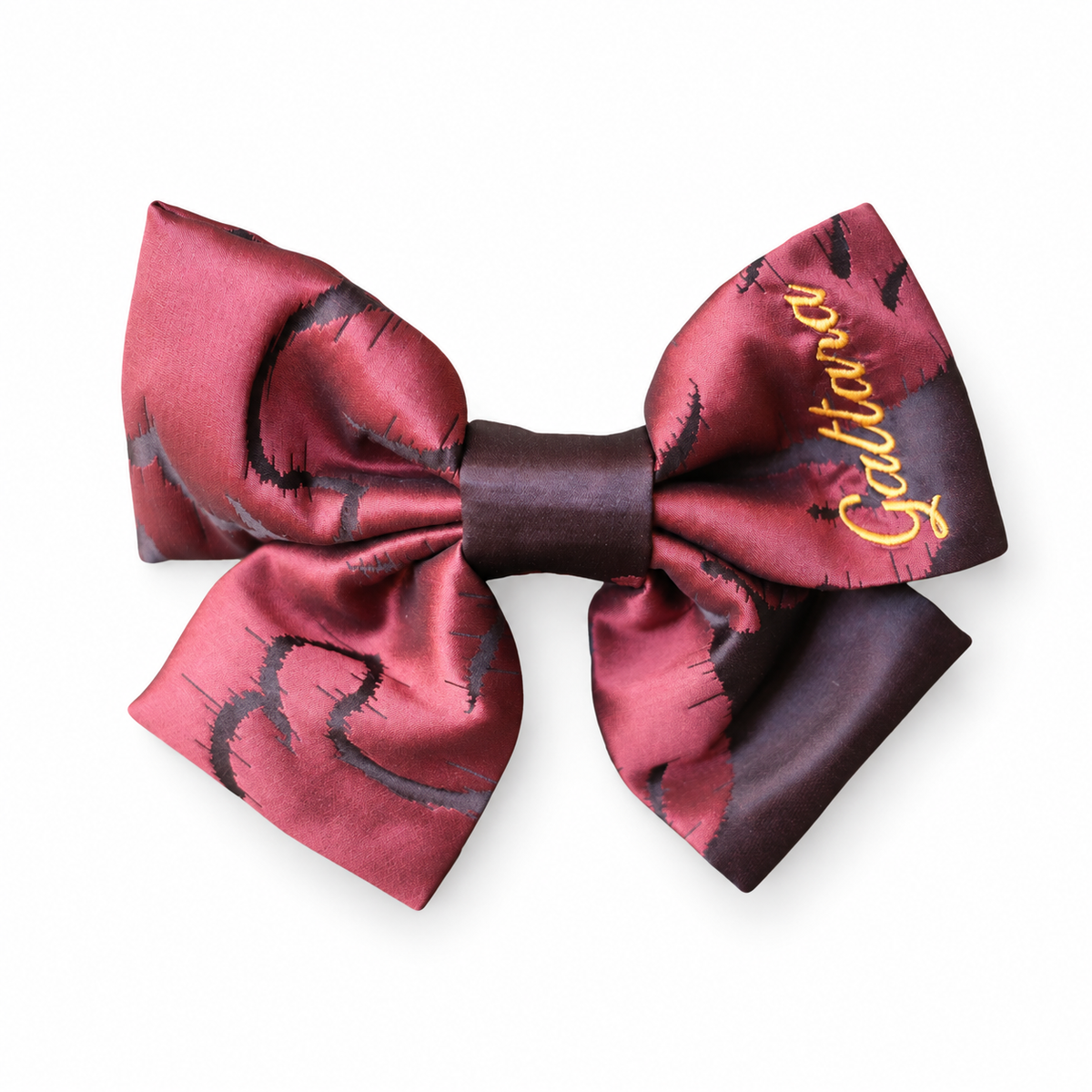 Fiocco Broccato bordeaux — Gattara — fronte del pezzo unico