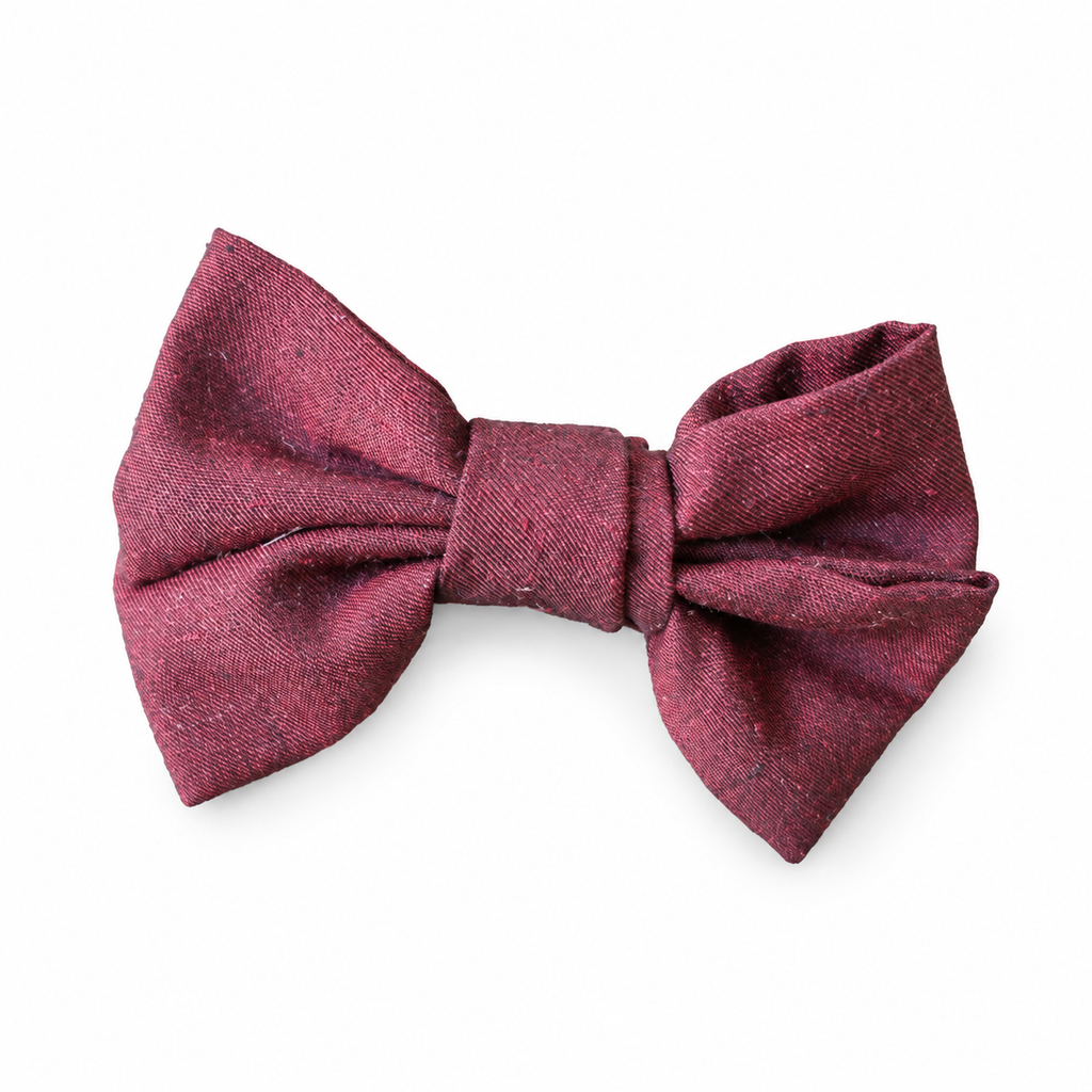 Fiocco Lana bordeaux — piccolo — fronte del pezzo unico