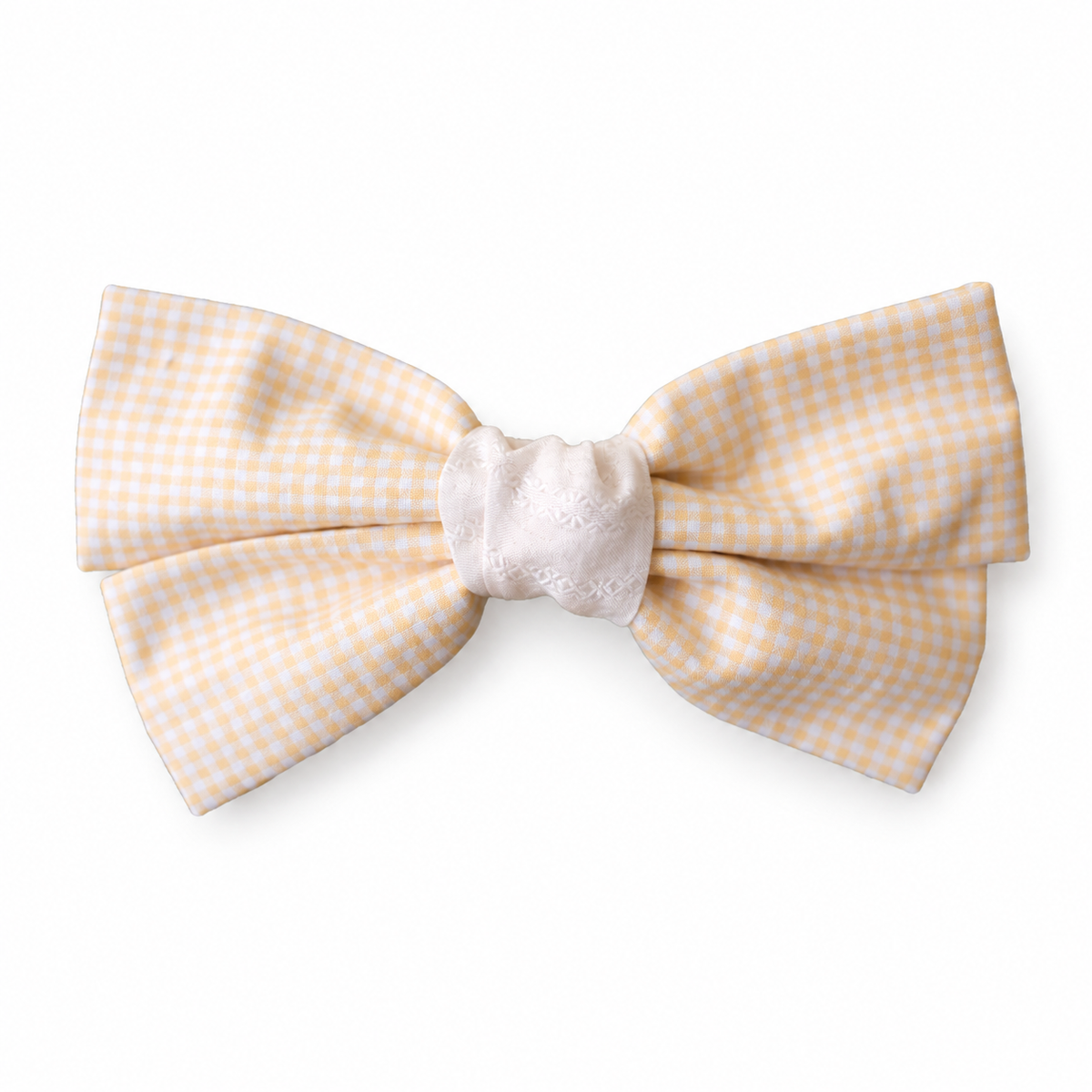 Fiocco Quadretti beige — senza code — fronte del pezzo unico